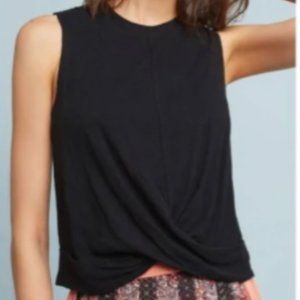 Deletta (Anthropologie) Twist Front Tank Top L